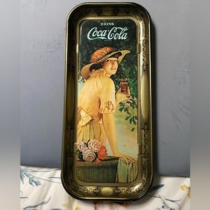 Antique 1916 Coca-Cola memorabilia tin/tray